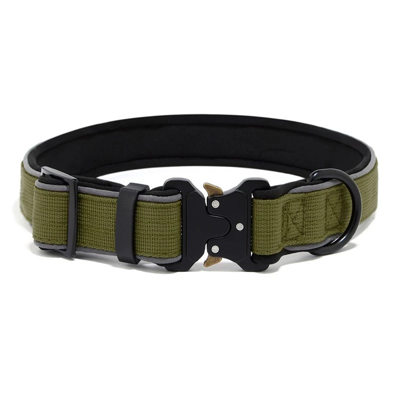 Reflective Tactical Dog Collar factory